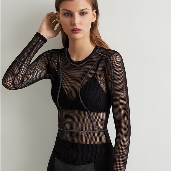 diamond mesh top